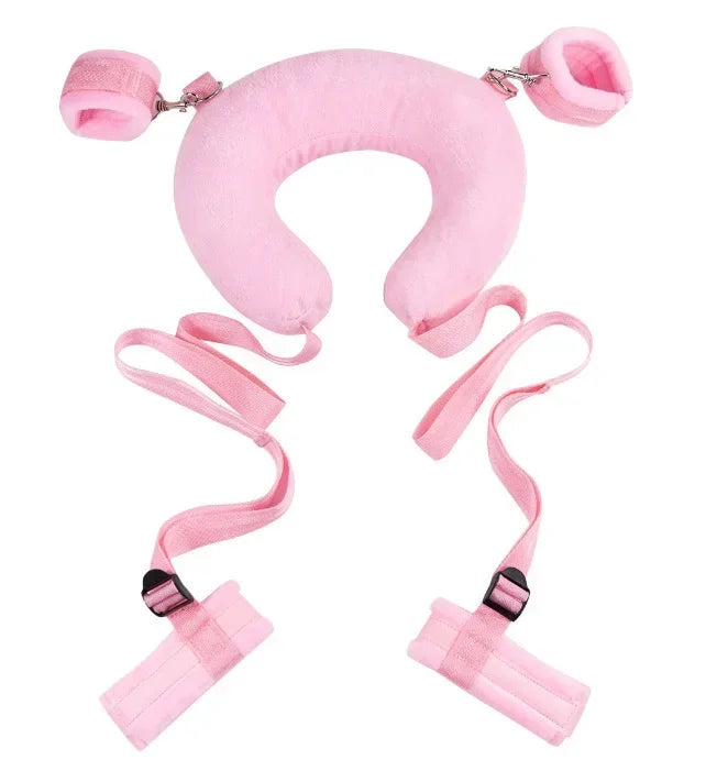 Sex Toys Cotton Bdsm Bondage Set Handcuffs Sexy Leg Pillow Thinning Belt Bending Orgasm Couple Toy