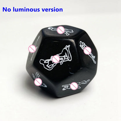 Sex Toys For Couples Adult Games Funny Sex Dice 12 Sides Sex Romance Love Humour Gambling Erotic Craps Dice Bar Toy Couple Gift