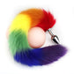 Sex Toys for Woman Cosplay Fox Mask Tail Anal Plug Metal Anus Butt Plug  Half Cat Mask Party Sexy Adult Mask Game Masks BDSM