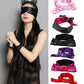 Sex Unisex Blindfold Eye Satin Mask Sex Games Set Couple Love Cosplay Cover Band BDSM