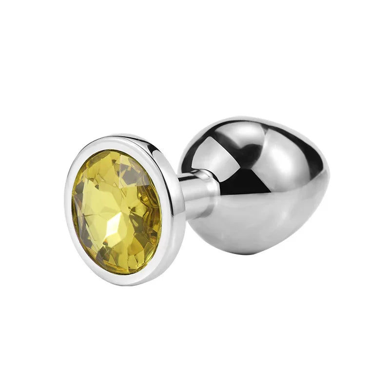 Sex Vibrator Metal Anal Toys For Women Adult Sex Products Men Butt Plug Stainles Steel Anal Plug Sex-toy Anal DildoToys 8 Color