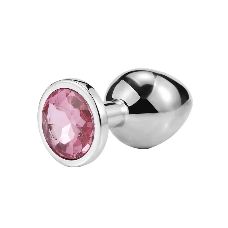 Sex Vibrator Metal Anal Toys For Women Adult Sex Products Men Butt Plug Stainles Steel Anal Plug Sex-toy Anal DildoToys 8 Color