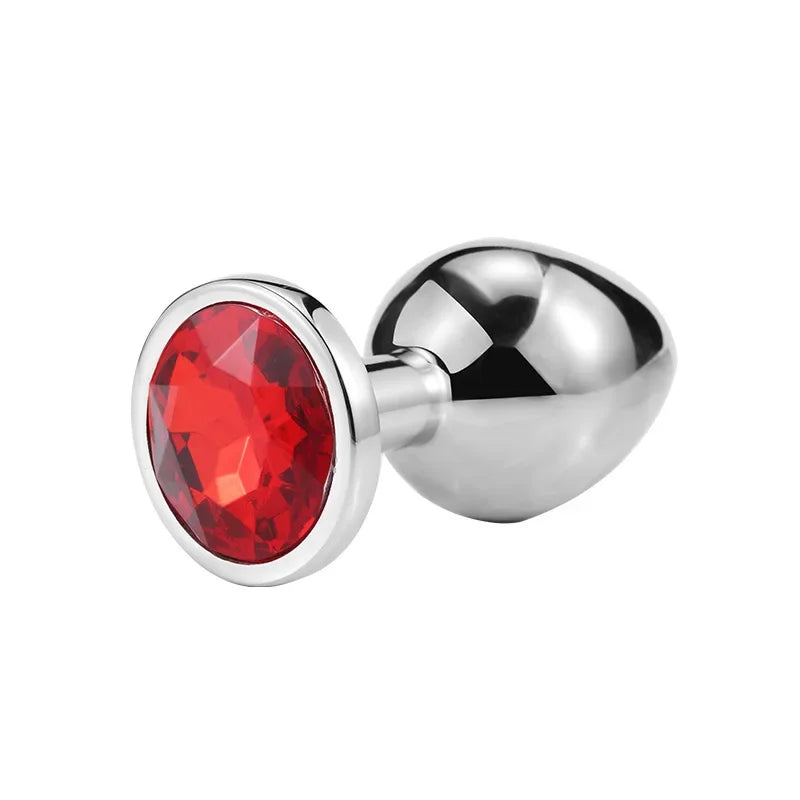 Sex Vibrator Metal Anal Toys For Women Adult Sex Products Men Butt Plug Stainles Steel Anal Plug Sex-toy Anal DildoToys 8 Color