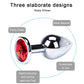 Sex Vibrator Metal Anal Toys For Women Adult Sex Products Men Butt Plug Stainles Steel Anal Plug Sex-toy Anal DildoToys 8 Color
