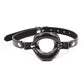 Sexy Leather Open Mouth Gag Oral Fetish Slave Restraints BDSM Bondage Ring Gag Erotic Toys Adult Lingerie For Couples