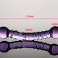 32mm Purple Artificial Pyrex Glass Dick Anal Butt Plug Beads Crystal Dildo Penis for Adults Games Prostate Massage Sex Toys