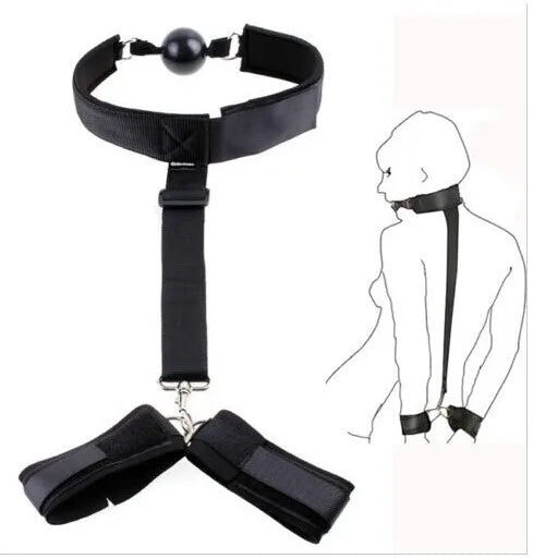 Shackles On The Door Chastity Lock Handcuffs Flirting  BDSM Sex Bondage Restraints Slave Erotic Sex Toys for Woman Couples