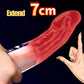 Shiny Penis Sleeve/Rings For Men Cock Ring Chastity Belt/Cage Cockring Sex Toys Linen Nozzle Reusable Condoms