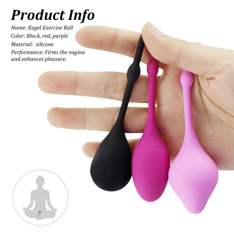 Shrinking Vagina Kegel Muscle Exerciser Vaginal Balls Vibrator For Women Chinese Balls Vaginal Massage Balls Sex Toy For Women