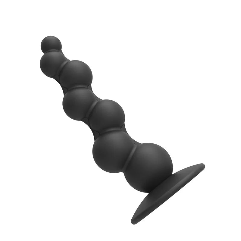 Silicone Anal Beads Prostate Stimulator Ball Butt Plug Suction Cup Anal Plug For Men And Women Sex Toys Adult Toys Training