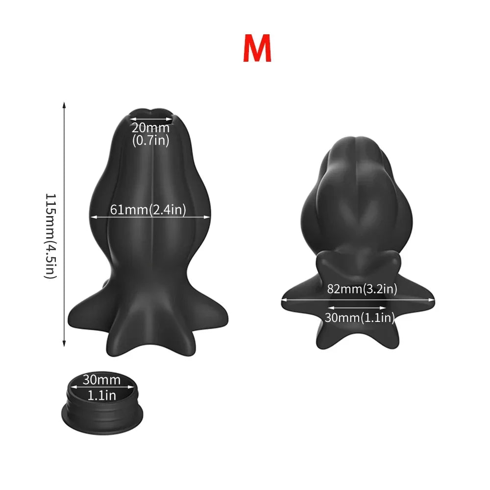 Silicone Anal Plug 3 Sizes Removable Butt Plug Stimulation Anus Masturbator G Spot Massage Dildo Bdsm Sex Toys for Man Women