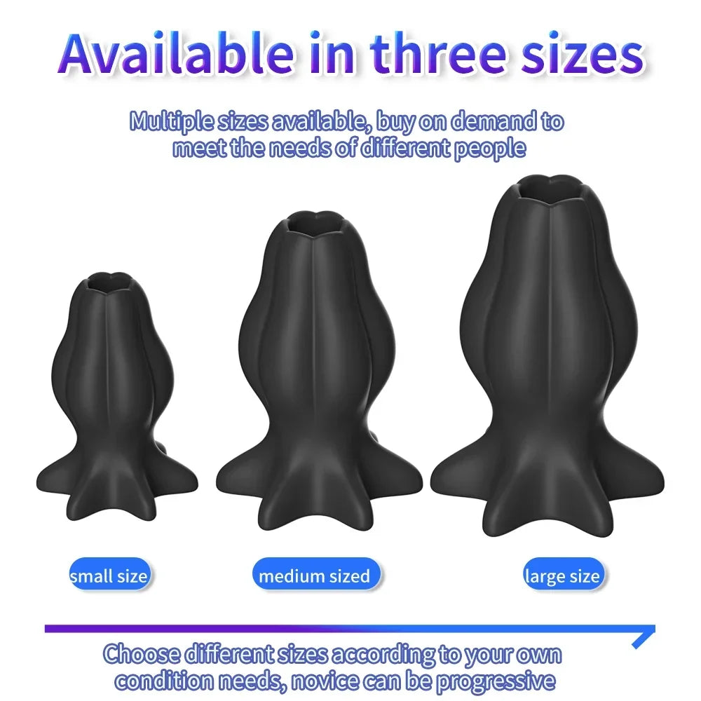 Silicone Anal Plug 3 Sizes Removable Butt Plug Stimulation Anus Masturbator G Spot Massage Dildo Bdsm Sex Toys for Man Women