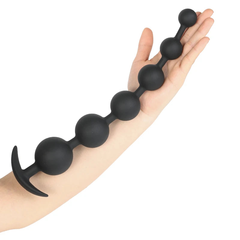 Silicone Anal Plug Butt Plug Dildo With Balls Beads Prostate Massager Adult Product Female Masturbation Tool Sex Toys For Couple