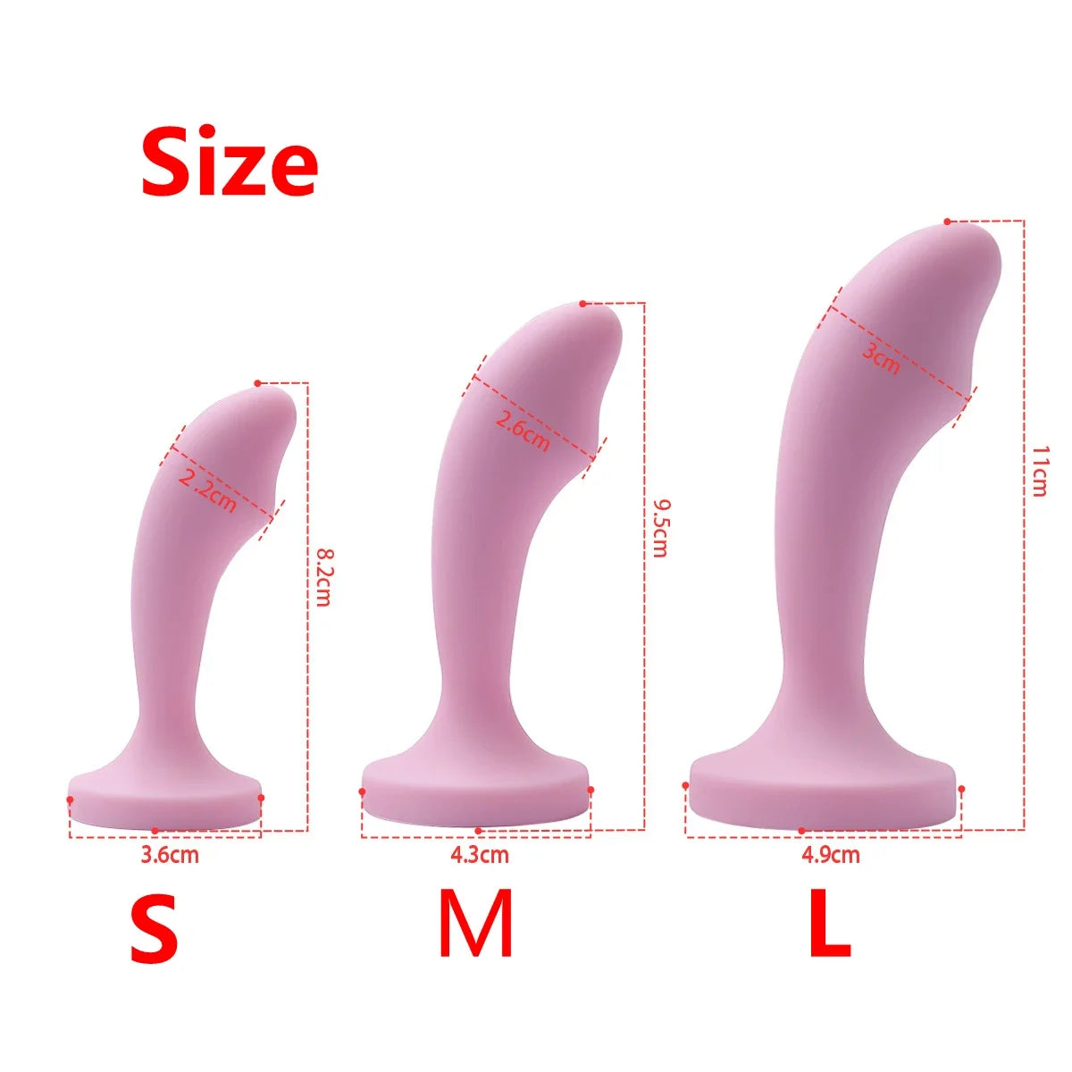 Silicone Anal Plug Gem Base Butt Plug Anal Masturbation Stimulator Anal Massage Dilatancy Toys G-point Massage Adult Sex Toys