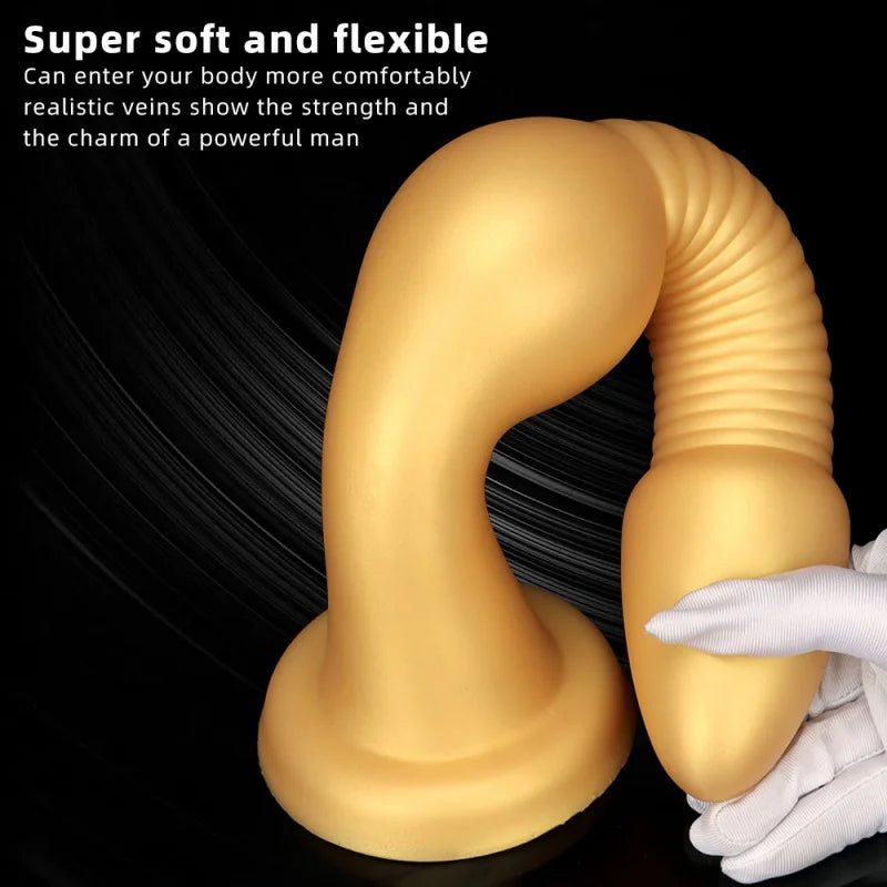 Silicone Anal Plug Long Anal Toys Dildos vaginal g-spot stimulation Anal Dilator Butt Plug Sex Toys For Women Men Masturbator