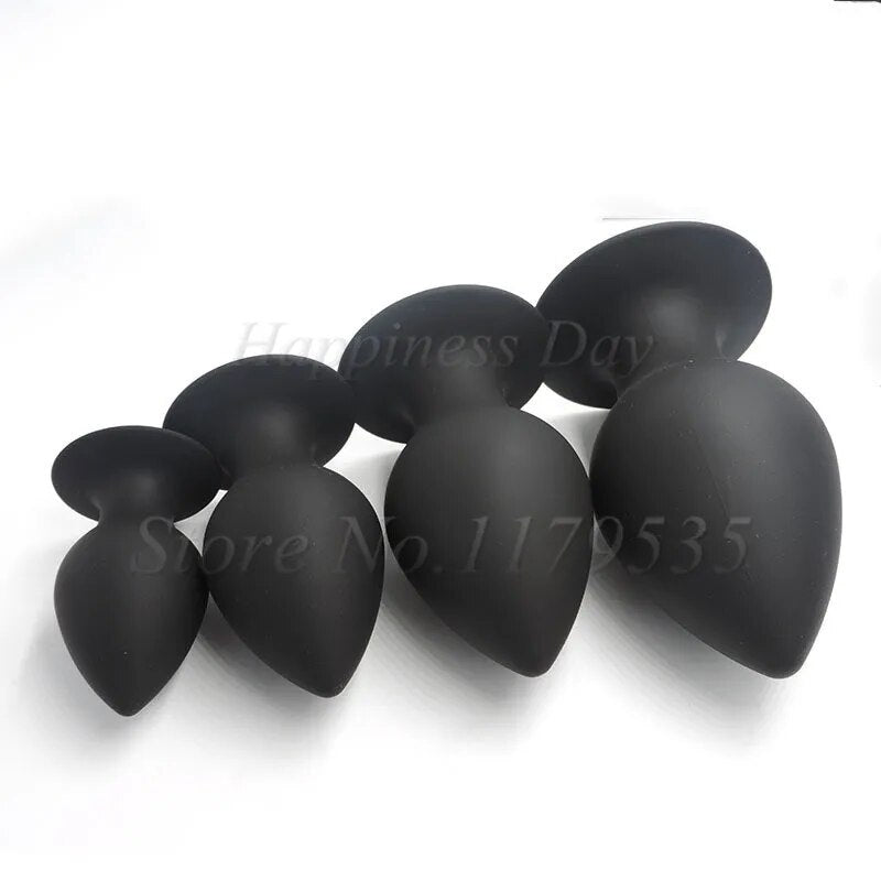 Silicone Anal Plug Unisex S-XL Butt Plugs With Strong Sucker Anal Dilador Anus Expansion Love Kits Sex Products Adult Sex Toys