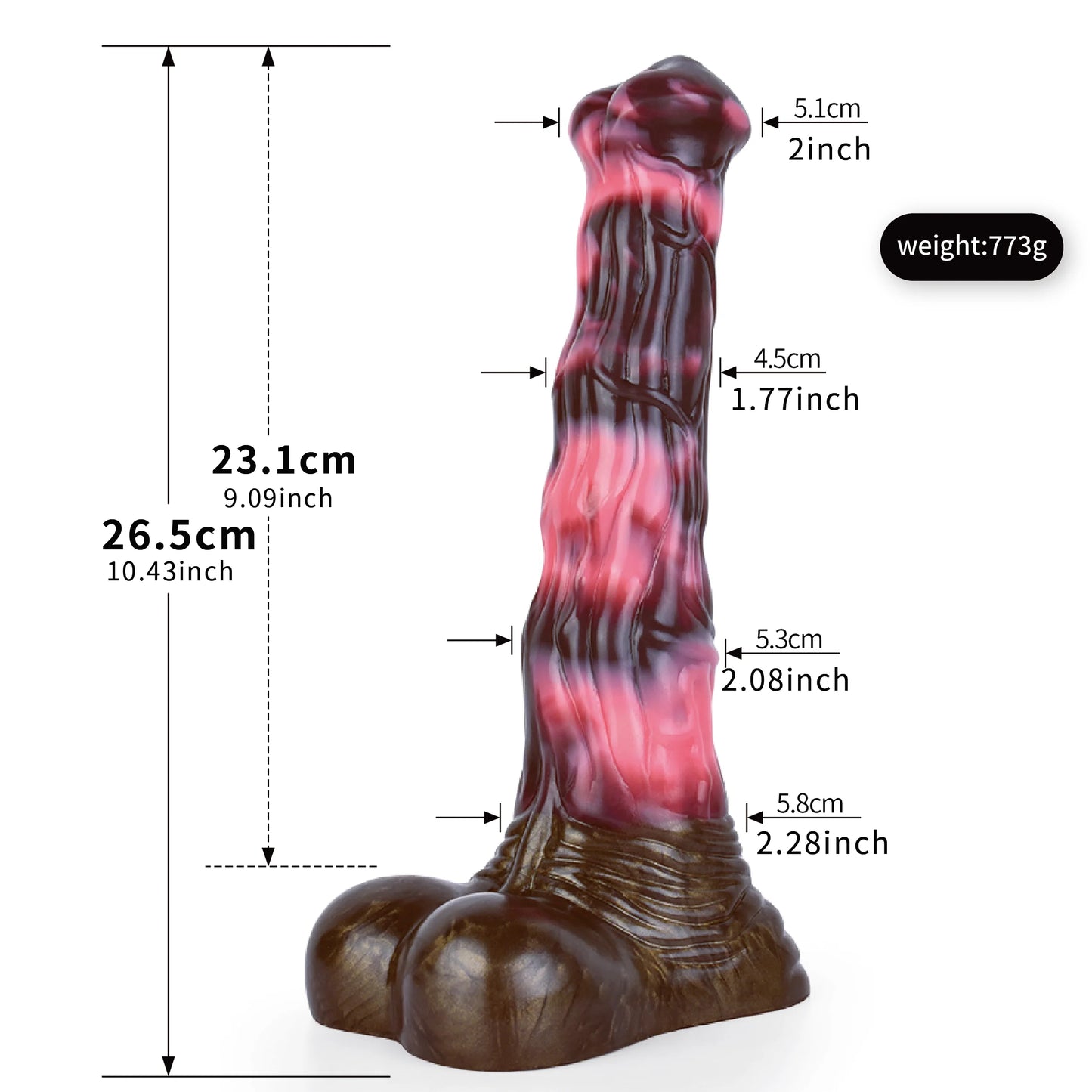 Silicone Anal Toys Realistic Horse Dildo Long Anal Sex Toys For Women Men Adult Masturbators G-spot stimulation anal dilation