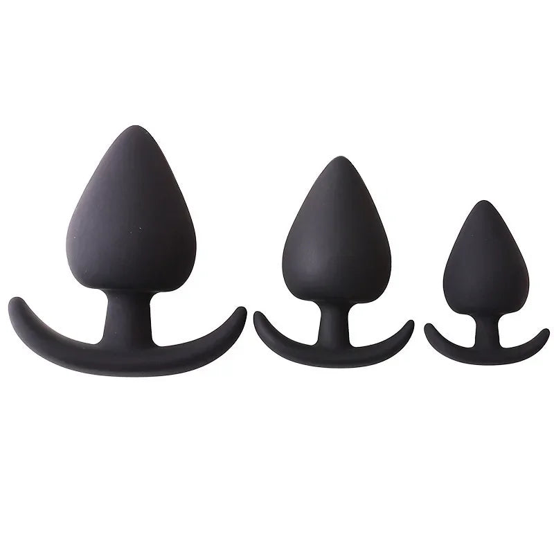 Silicone Anchor Anal Plug Big Butt Plug Anal Erotic Sex Toys For Men and Women 5 Sizes for Choice Drop shipping