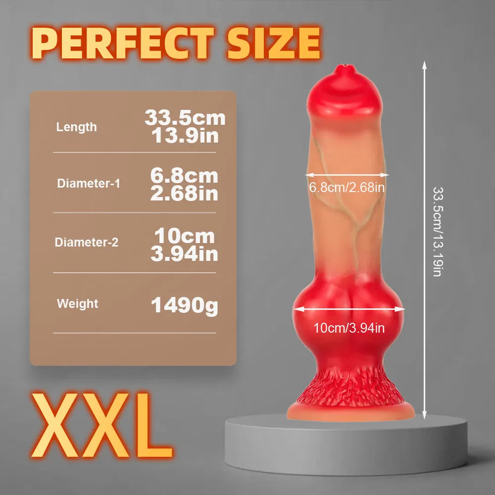 Silicone Animal Dildo XXL Wolf Dog Dildo Sex Toys for Women Female Masturbators Anal Butt Plug Fake Penis Faloimetor for Women