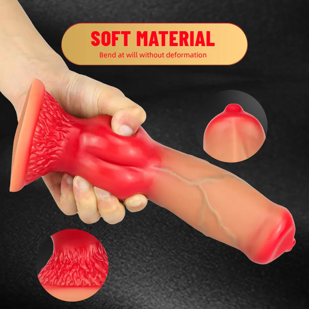 Silicone Animal Dildo XXL Wolf Dog Dildo Sex Toys for Women Female Masturbators Anal Butt Plug Fake Penis Faloimetor for Women