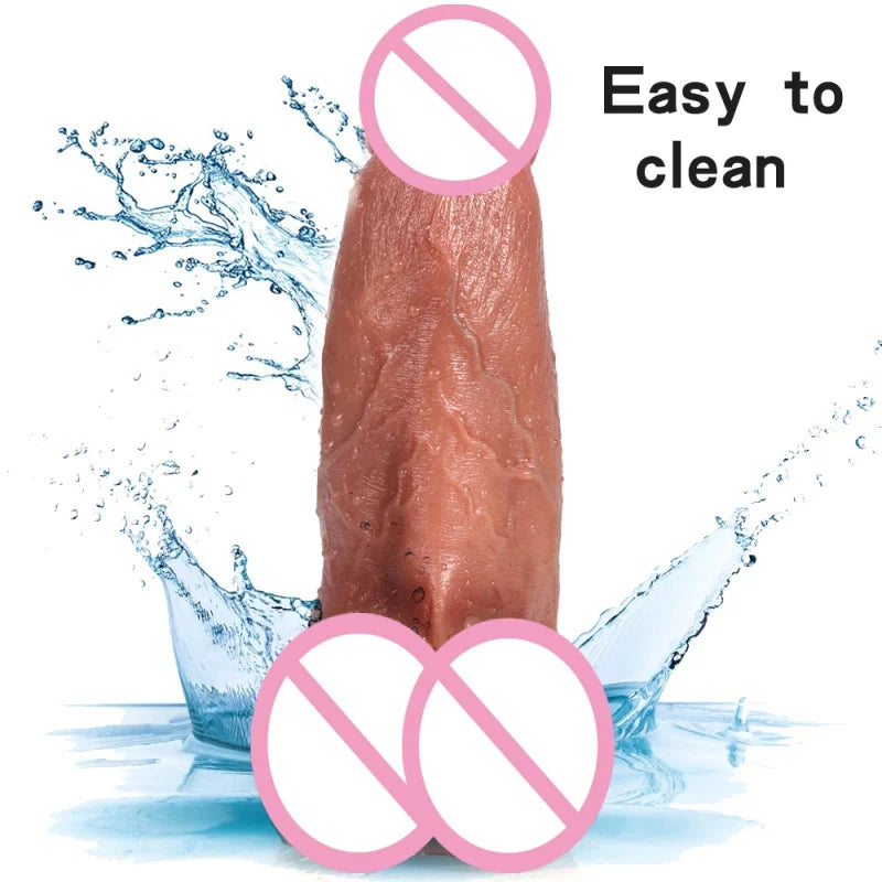 Silicone Artificial Penis Big Fake Dick Female Masturbation Sex Toy For Women beginner super strong Suction Cup Small Dildo Cock