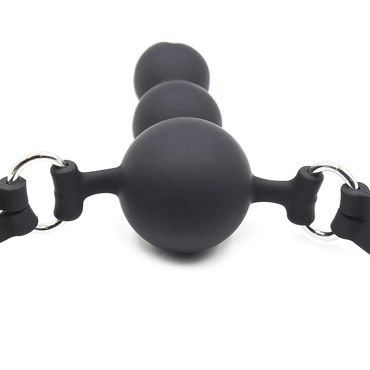 Silicone Ball Open Mouth Gag Penis Gag Bondage Restraints Adult Game Oral Fixation BDSM Stuffed Slave Sex Toy for Couple