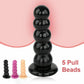 Silicone Beads Butt Plug Adult Pleasure Suction Cup Dildo 18+ Anal Plug Pig Sex Toys for Men Masturbator Prostate Massager BDSM