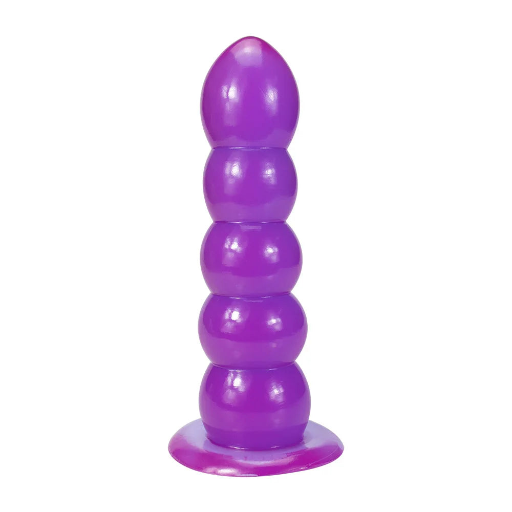 Silicone Beads Butt Plug Adult Pleasure Suction Cup Dildo 18+ Anal Plug Pig Sex Toys for Men Masturbator Prostate Massager BDSM