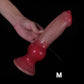 Silicone Big Knot Wolf Dog Dildo with Suction Cup Penis for Women Sexy Toys For Adults Masturbators Flexible Animal Big Dick