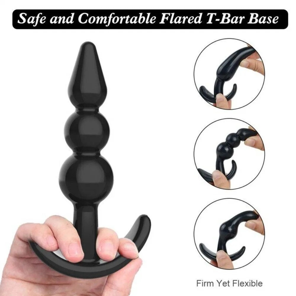 Silicone Butt Plug Masturbation Soft Anal Dildo Prostate Massager G-spot Erotic Sexy Toys for Men Women Gay Anal Plug  Adult Toy