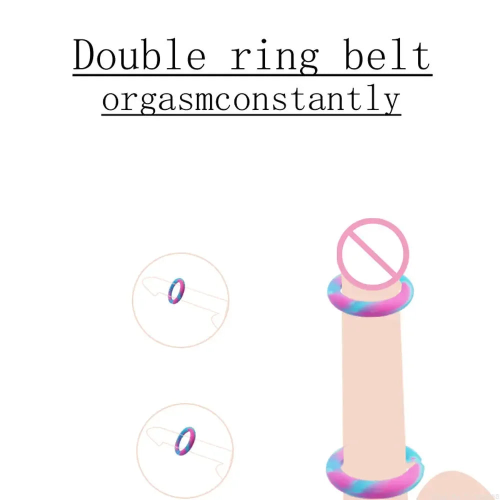 Silicone Cockring Sex Toy For Men Male Cock Ring Penis Ring Delay Ejaculation Scrotal Binding Ball Stretcher anillos para hombre