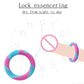 Silicone Cockring Sex Toy For Men Male Cock Ring Penis Ring Delay Ejaculation Scrotal Binding Ball Stretcher anillos para hombre