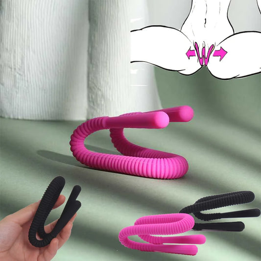 Silicone Dilatador Vaginal Expansion Sex Toys for Women Foldable Clamps Spreader Vagina Stimulate Device Flirting G-Spot Toy 18+