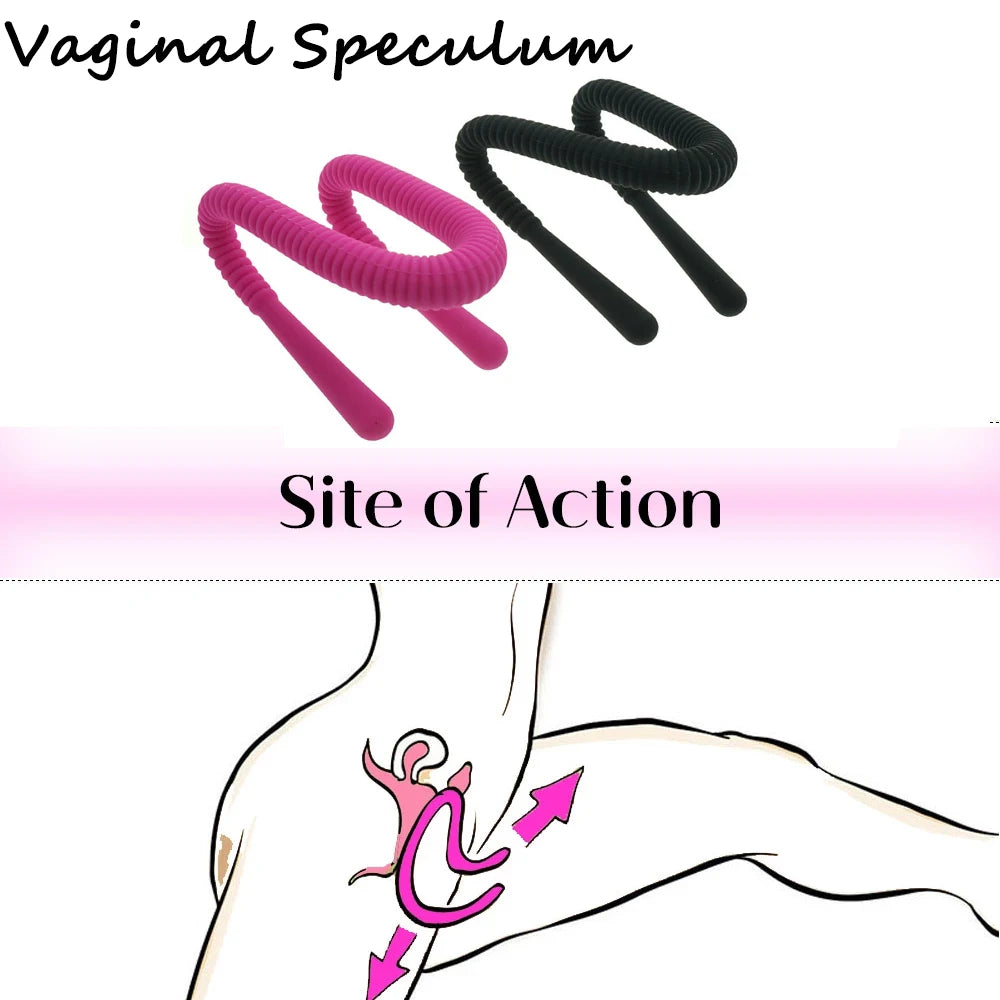 Silicone Dilatador Vaginal Expansion Sex Toys for Women Foldable Clamps Spreader Vagina Stimulate Device Flirting G-Spot Toy 18+