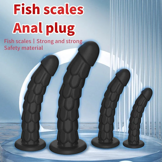 Silicone Dildo Anal Butt Plug with Sucker Prostate Massage Vagina G spot Stimulation Masturbation Adult Sex Toys for Women Men