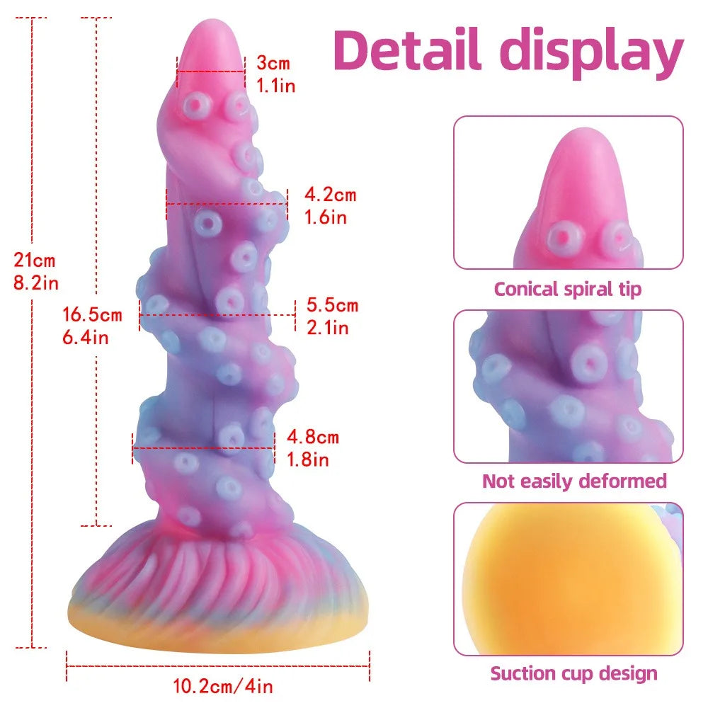 Silicone Dildo Penis Anal Plug Soft Suction Cup G-spot Stimulation Vaginal Masturbation Male Female Masturbator Adult Sex Toys