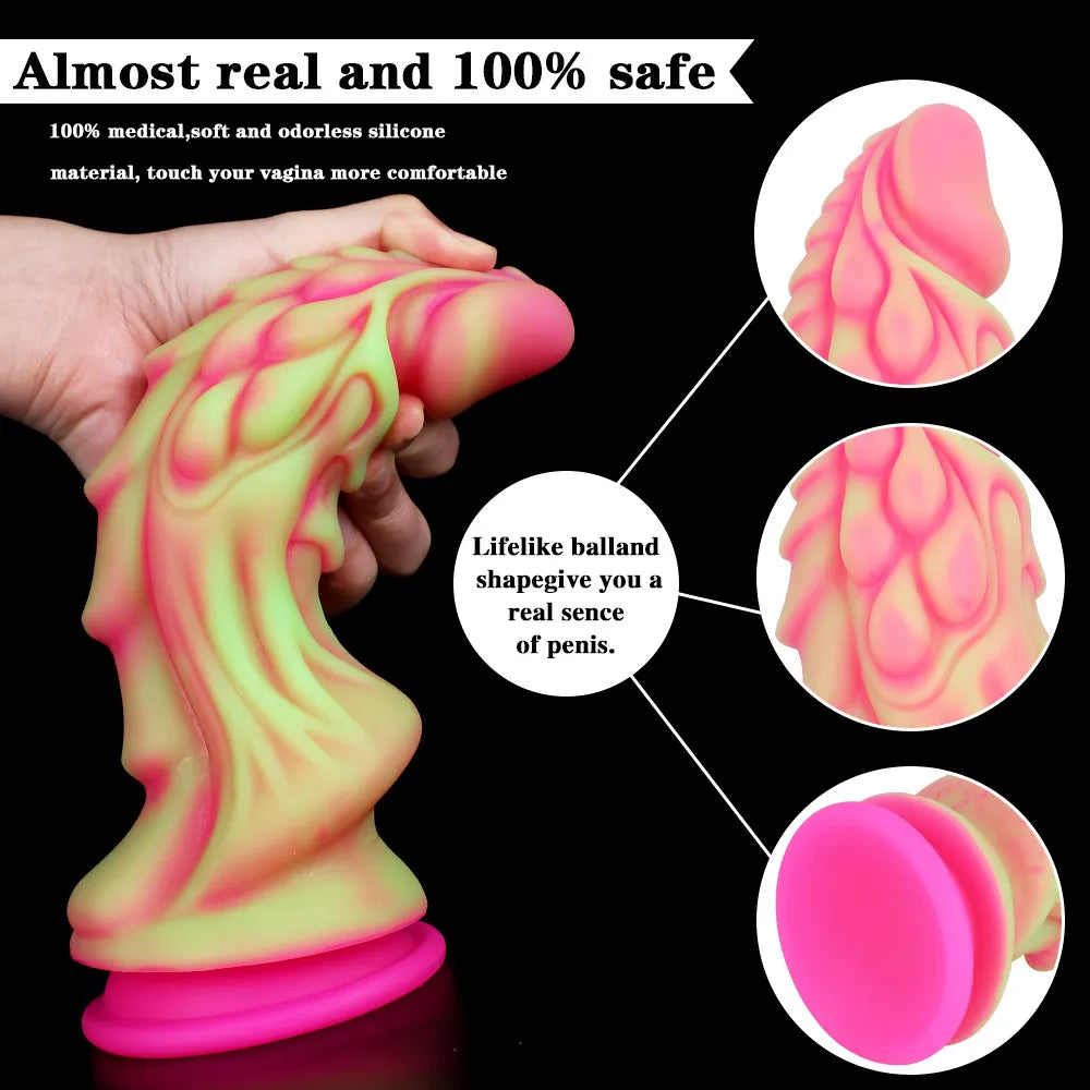 Silicone Dildo Real Penis Sex Toys Suction Cup Big Size Dick Adult Anal Stimulator Soft Godemichets Dragon Dildos Sexy Products