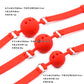 Silicone Gag Ball BDSM Bondage Restraints Open Mouth Breathable Sex Ball Harness Strap Gag Sex Toy for Women Couple Adult Toy