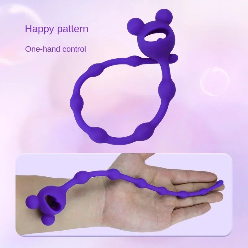 Silicone Horse Eye Stick Penis Plug Urethra Beads Urethral Stimulator Sounding Urethral Masturbation Climax Sex Toys for Men