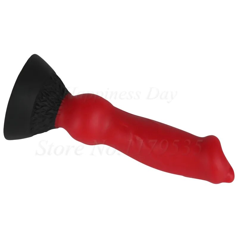 Silicone Huge Dog Animal Dildo Anal Plug With Suction Fake Penis Realistic Wolf Dick Sex Toys For Women Men Female Masturbation