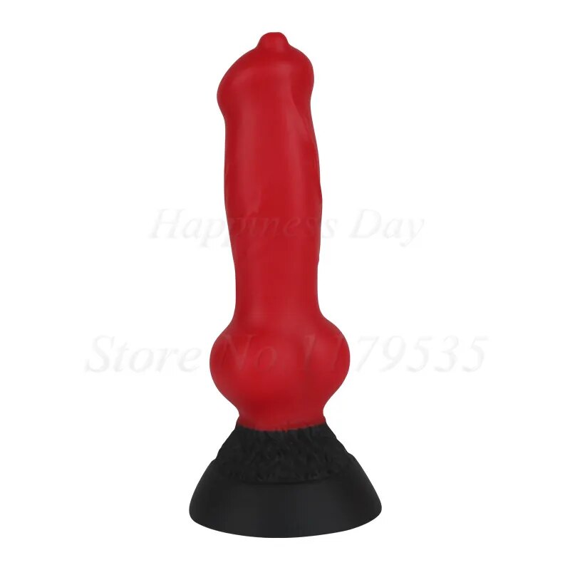 Silicone Huge Dog Animal Dildo Anal Plug With Suction Fake Penis Realistic Wolf Dick Sex Toys For Women Men Female Masturbation