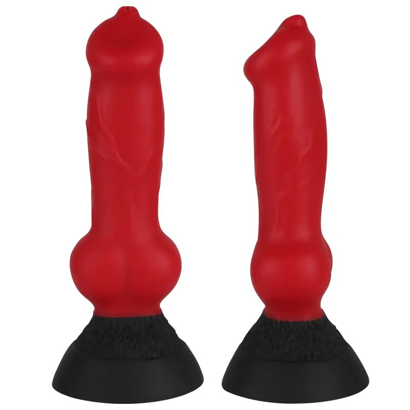 Silicone Huge Dog Animal Dildo Anal Plug With Suction Fake Penis Realistic Wolf Dick Sex Toys For Women Men Female Masturbation