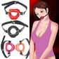 Silicone Lip O-Ring Opening Gag Oral Sex Toys BDSM Restraint Mouth Ball Plug Forced Mouth Opener Sex Props Sex Toys Adult Game