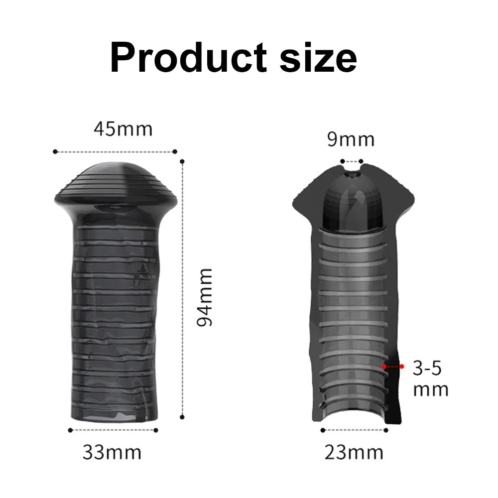 Silicone Male Foreskin Corrector Resistance Ring Delay Ejaculation Penis Rings Sex Toys for Men 18+ Cock Ring Penis Enlargement