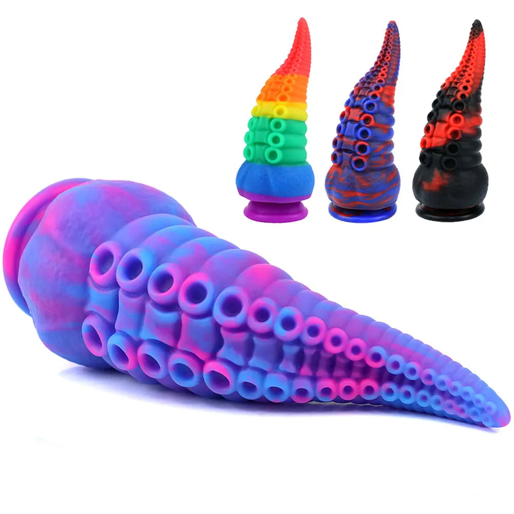 Huge Octopus Tentacle Animal Silicone Dildo