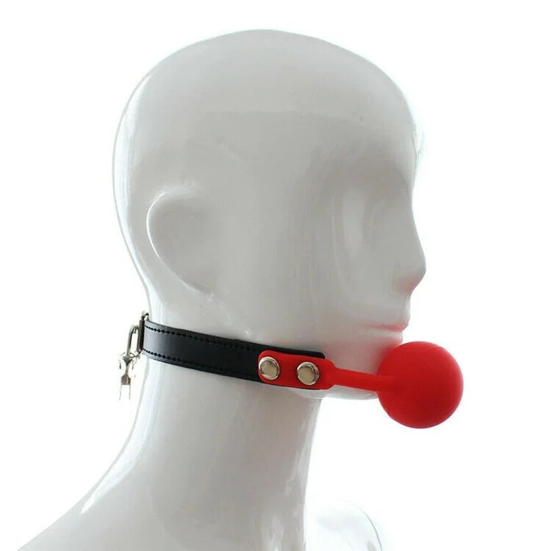 Silicone Open Mouth Gag Oral  BDSM Bondage Mouth Plug Lips Shape Erotic Oral Fixation  BDSM Slave Adult Sexy Toys