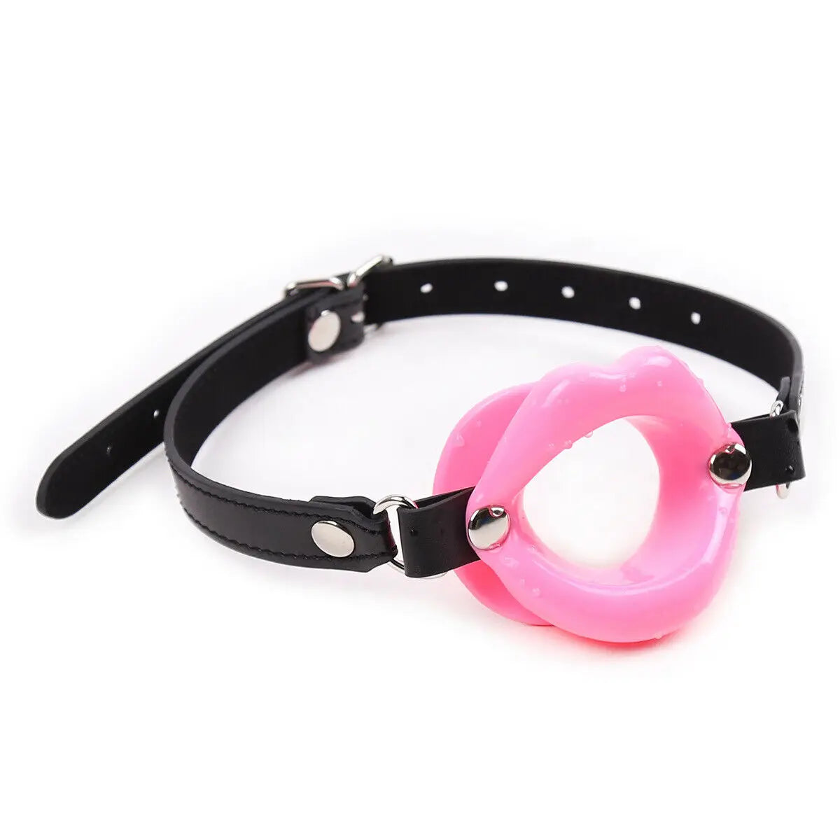 Silicone Open Mouth Gag Oral  BDSM Bondage Mouth Plug Lips Shape Erotic Oral Fixation  BDSM Slave Adult Sexy Toys