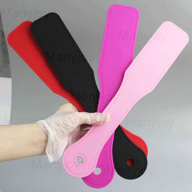 Silicone/PU Leather Spanking Paddle BDSM Cosplay Flirting Bondage Toy Beat Submissive Punitive Adult Couple Exotic Sex Toy