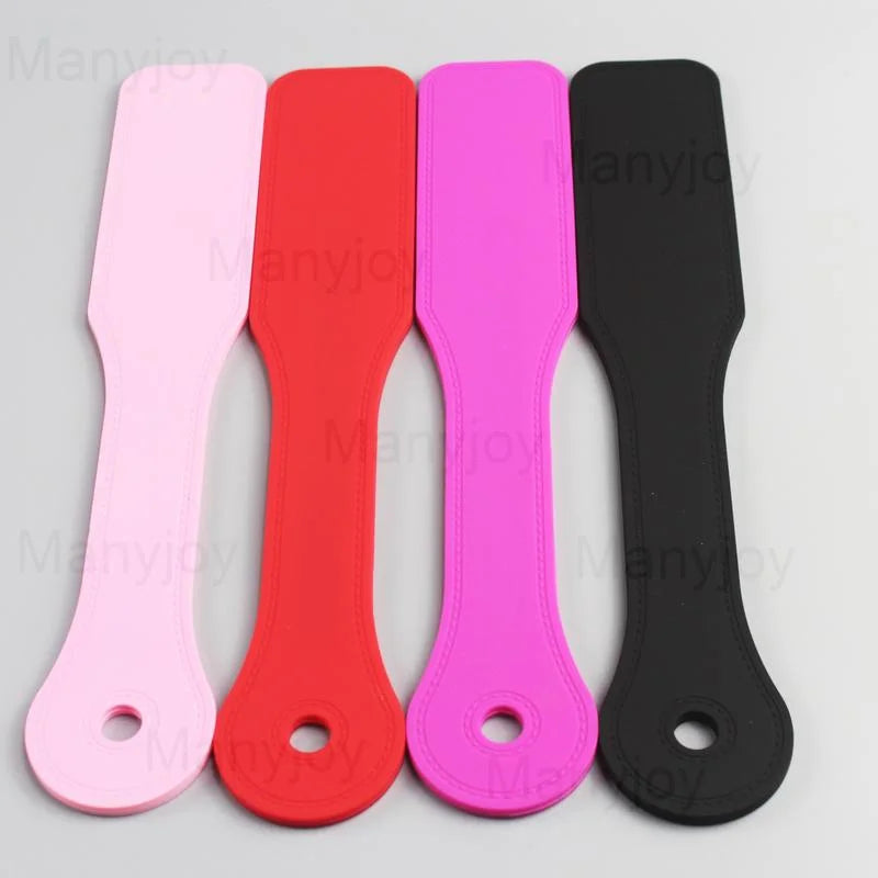 Silicone/PU Leather Spanking Paddle BDSM Cosplay Flirting Bondage Toy Beat Submissive Punitive Adult Couple Exotic Sex Toy