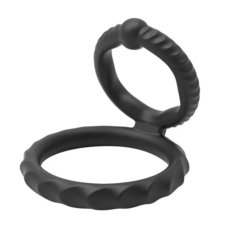 Silicone Penis Cock Ring Delay Ejaculation Super Small Chastity Cage Adjustable Penis Ring Scrotum Cockring Male Sex Toy for Men